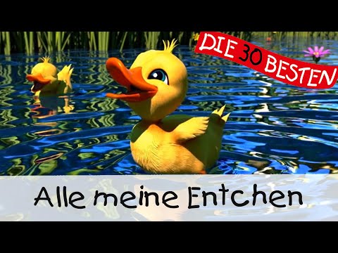 Alle meine Entchen (Animationsvideo) || Kinderlieder zum Mitsingen und Bewegen