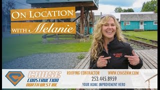 preview picture of video 'Roofers in Spanaway  - On Location with Melanie'