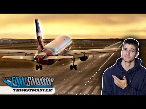 Durch Deutschland im A320! MSFS LIVE - VATSIM - Thrustmaster TCA - AeroSimGermany