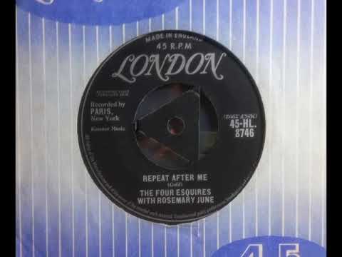 Exotica - ROSEMARY JUNE & FOUR ESQUIRES - Repeat After Me - LONDON HL 8746 UK 1958 Dreamy Gem