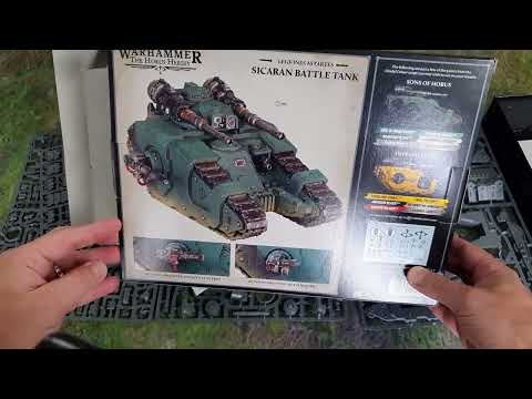 Unboxing Sicaran Battle Tank, Horus Heresy