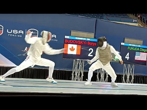 FINAL BUDOVSKYI Borys vs FUKUDA Diego Cadet Men's Foil NAC DFW 2025