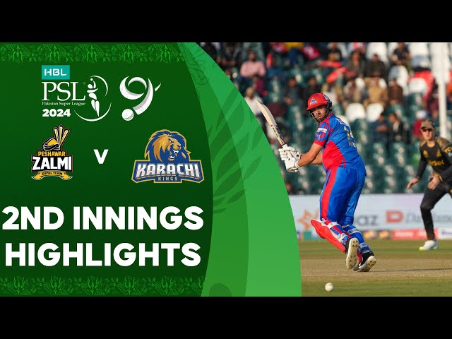 2nd Innings Highlights | Peshawar Zalmi vs Karachi Kings | Match 6 | HBL PSL 9 | M1Z2U