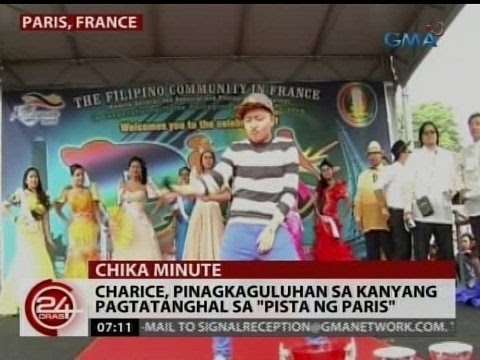 24 Oras: Charice, pinagkaguluhan sa kanyang pagtatanghal sa "Pista Ng Paris"