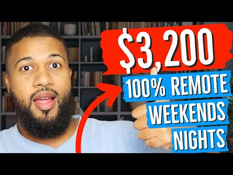 13 Remote Jobs You Can Do At Night | Overnight & Part Time No Phone Work From Home Jobs