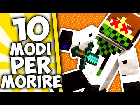 10 MODI PER MORIRE SU MINECRAFT