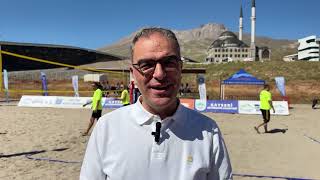 BÜYÜKŞEHİR’İN EN HAVALI VOLEYBOL TURNUVASI’NDA İLK DÜDÜK ÇALDI