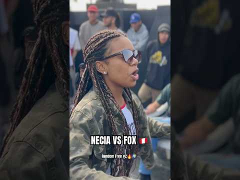 EL MEJOR VIDEO DE NECIA VS FOX 🔥🔥🔥❤️🇵🇪 #freestyle #peru #perú #fmsperú