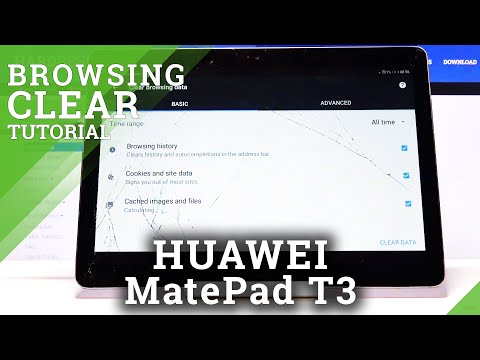 How to Clear Browsing Data in HUAWEI MediaPad T3 10 – Delete Internet History