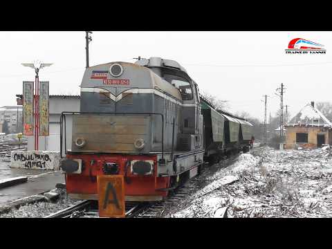 Mini Marfar CFR Marfa cu 3 Vagoane & LDH1250 81-0321-5 in Zapada in Depoul Oradea -02 Februarie 2026