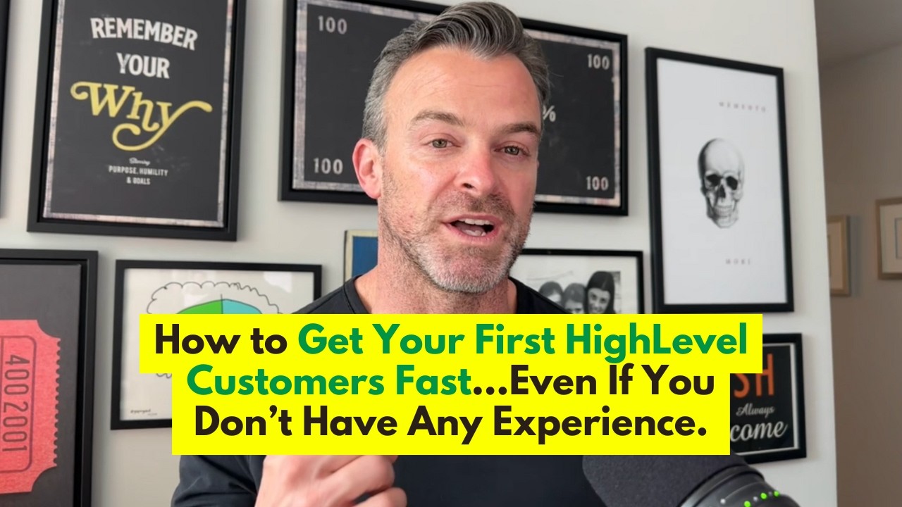The Simple Way To Get Your First HighLevel Customers Fast #digitalmarketingagency #highlevelcrm