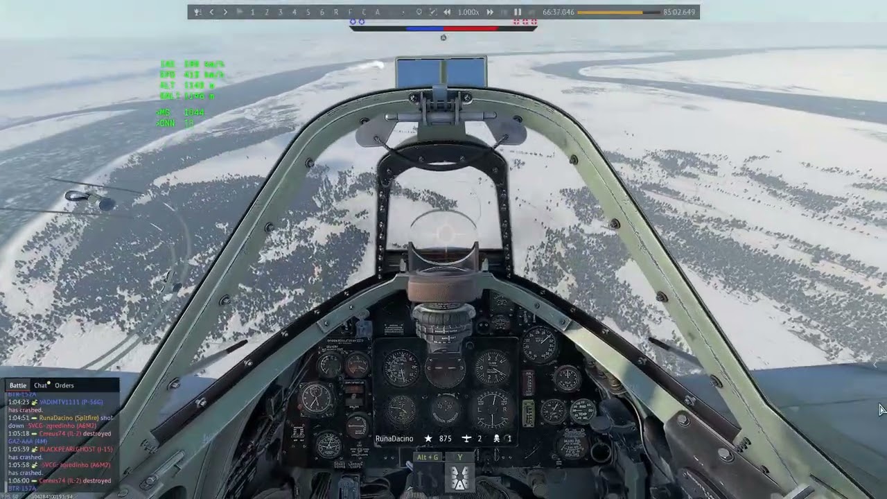 Warthunder - ASB Full Sortie - Spitfire Mk II keeps trying to RTB ammo, gets interrupted by sushi