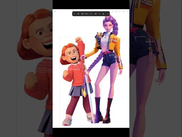 Vídeo relacionado con KPop Demon Hunters Mochila rosa para niñas de Cazadores de Demonios Huntrix | Mochila escolar con personaje de dibujos animados y cierre de cremallera | urbana HUNTRAX para niños | Merchandising