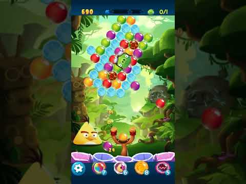 Angry Birds POP Bubble Shooter - Level 91. Gameplay Android walkthrough