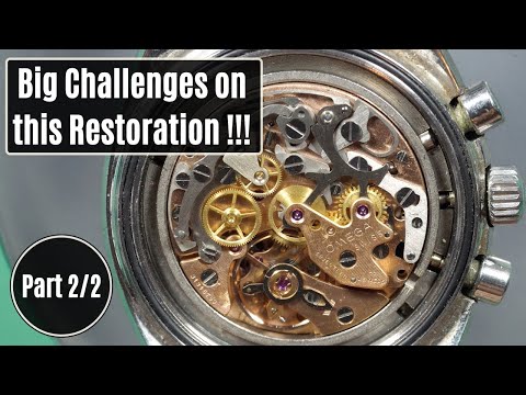 Restoring an Omega Speedmaster Mark II Cal 861!!! Restoration Full of Challenges