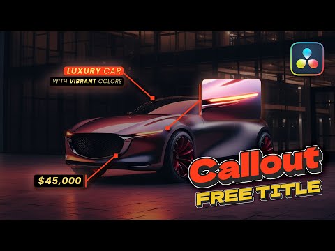 Free All-In-One Callout Title for Davinci Resolve