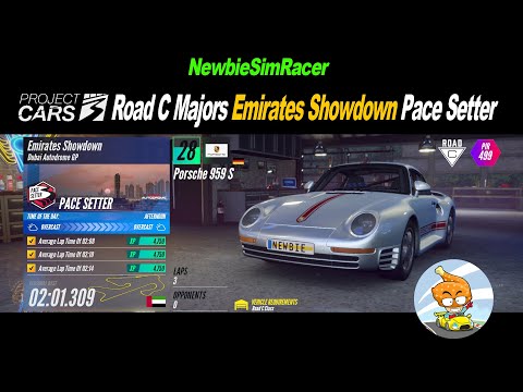 Project Cars 3 - Road C Majors Emirates Showdown - Porsche 959 S 2:01.309 | PC VR