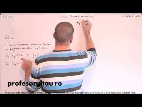 21   cls9   Functii   siruri   progresii geometrice   aplicatii   partea 2 - profesorultau.ro