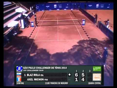 Blaz Rola vs Axel Michon - São Paulo II 2014 - Semi 1 (Set 2)