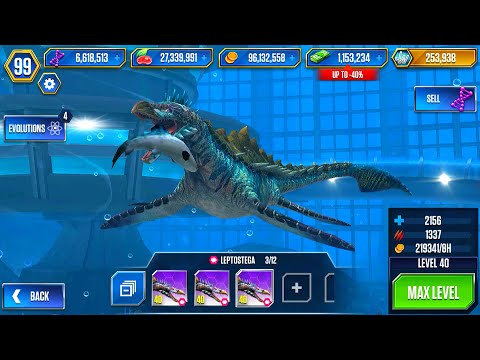 NEW UNLOCKED LEPTOSTEGA LEVEL 40 | HT GAME