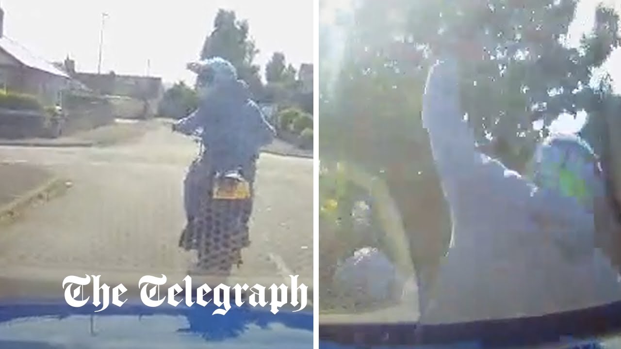 Moment motorist deliberately collides with biker in road rage attack - Vimarsana News