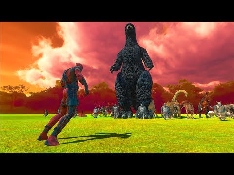 Deadpool vs Godzilla [ARBS] - Animal Revolt Battle Simulator