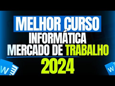  ESSE É O MELHOR CURSO DE INFORMÁTICA ONLINE PARA O MERCADO DE TRABALHO EM 2024 Expliquei tudo