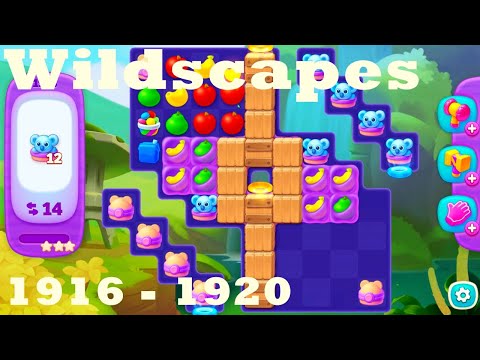 Wildscapes Level 1916 - 1920 HD Walkthrough | 3 - match game | gameplay | android | ios | pc | app