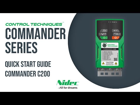 C200 Commander Control Techniques VFD AC Drive