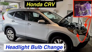 Honda CRV Headlight H4/9003 Bulb Replacement