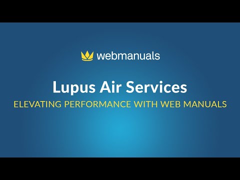 Lupus Air Services’ Success with Web Manuals