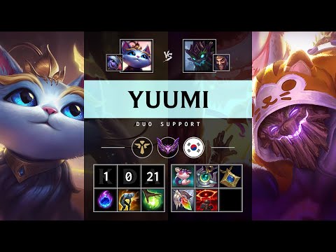 Yuumi Support vs Maokai - KR Master Patch 25.07