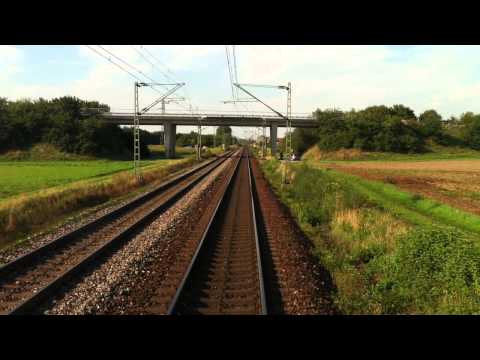 HD720cam - Führerstandsmitfahrt - Karlsruhe - Graben Neudorf - Hockenheim - Schwetzingen