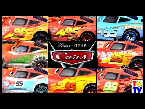 Cars Fast as Lightning - All 8 Paint Jobs for Lightning McQueen