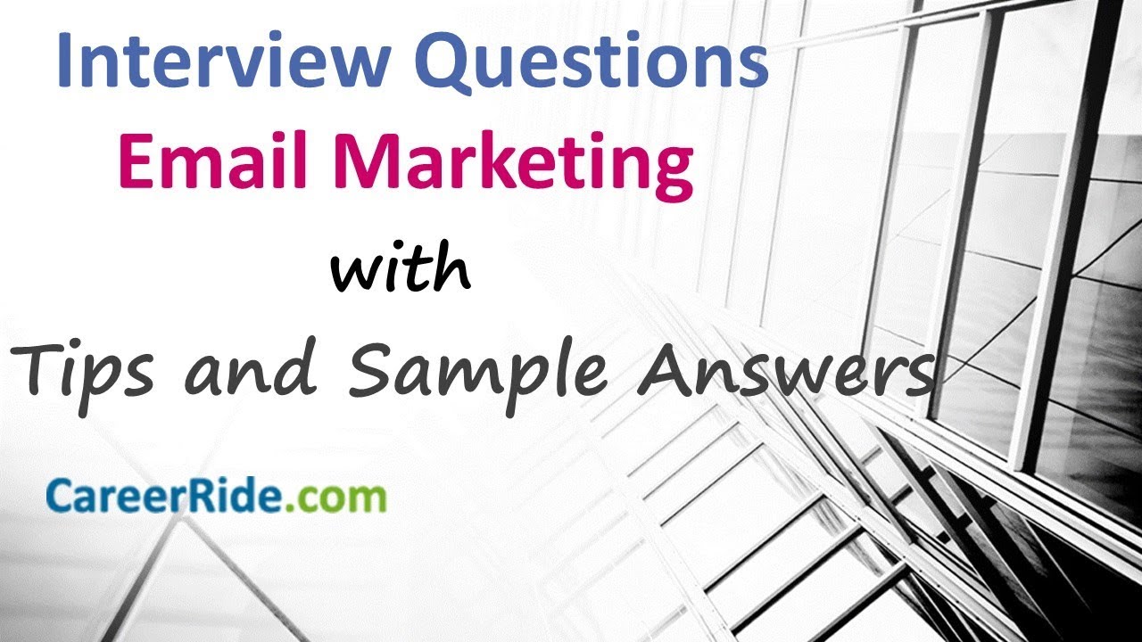 Email Marketing Interview Questions and Answers - For Freshers and Experienced
