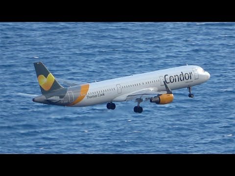 3 BEAUTIFUL LANDINGS Madeira Airport Plane Spotting