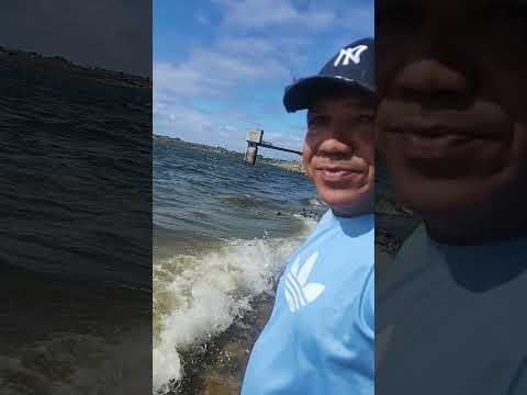 olha as ondas no açude de Pentecoste ceará