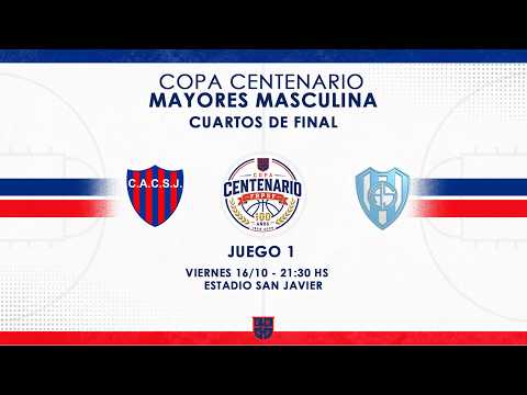 COPA CENTENARIO MAYORES MASCULINO | CUARTOS DE FINAL JUEGO 1| CENTRAL SAN JAVIER vs ATLÉTICO SASTRE