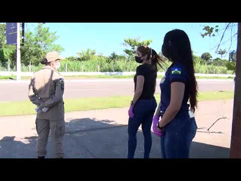 Sesdec faz ação de orientação para evitar movimentação no Espaço Alternativo de Porto Velho