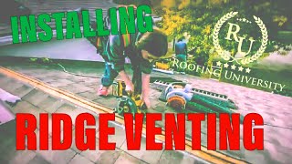 リッジベントの取り付け方法 - リッジベント取り付けチュートリアル