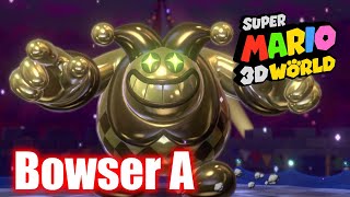 Super Mario 3D World - World Bowser A - Motley Bossblob’s Encore - Gameplay Walkthrough