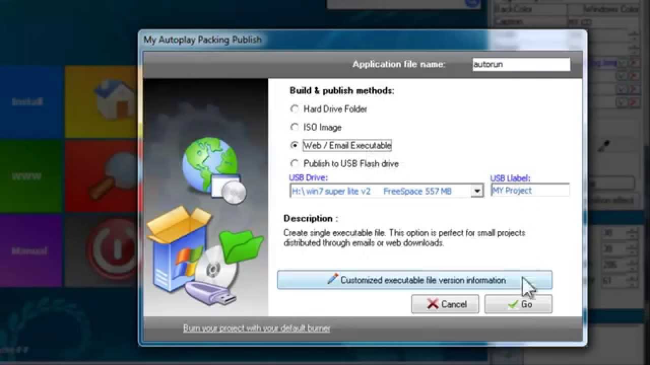 Creating a Single Executable File Distribution