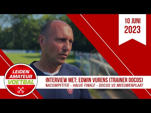 Edwin Vurens na DoCoS vs Meeuwenplaat | NaCompetitie Halve finale | 10 Juni 2023