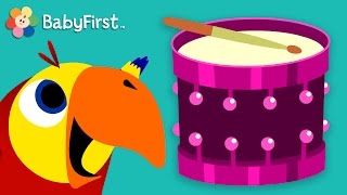 Drum  What Is It?  Vocabularry  BabyFirst TV