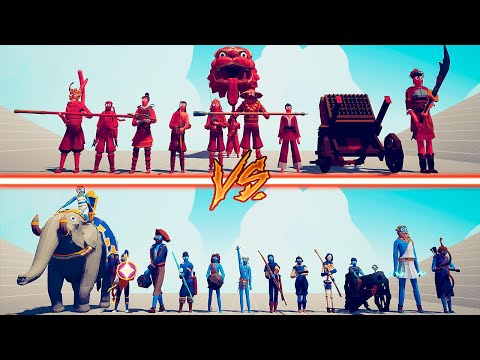 DYNASTY TEAM vs RANGED TEAM - Totally Accurate Battle Simulator | TABS