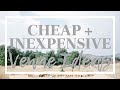 CHEAP + INEXPENSIVE Wedding Venues