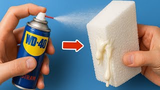 This Method Deserves a NOBEL PRIZE! Spray WD-40 On Styrofoam And Fix Any Broken Plastic in Your Home