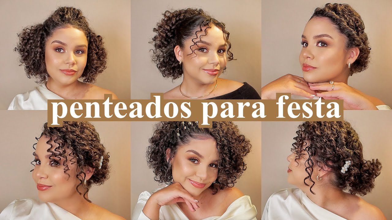 PARTY HAIRSTYLES - curly and frizzy hair ✨ (easy and elegant hairstyles)