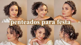 PARTY HAIRSTYLES - curly and frizzy hair ✨ (easy and elegant hairstyles)