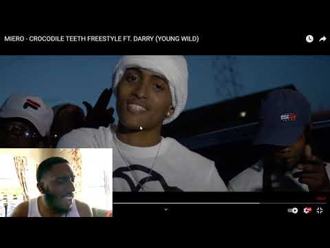 NOW NA FULLY CROCODILE!!! MIERO - CROCODILE TEETH FREESTYLE FT. DARRY (YOUNG WILD) REACTION